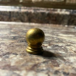 Vintage Brass Finial for Lamp